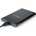 Зовнішня кишеня Gembird SATA HDD 2.5 USB 3.1 алюміній Black (EE2-U3S-6)
