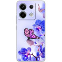 Чохол Boxface для Xiaomi Redmi Note 13 5G Orchids and Butterflies