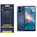 Полиуретановая пленка StatusSKIN Pro для Motorola E14/G04/G24 Глянцевая
