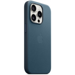 Чехол FineWoven Case with MagSafe Original для iPhone 15 Pro Max (OEM) Pacific Blue 2