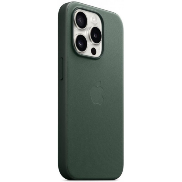 Чехол FineWoven Case with MagSafe Original для iPhone 15 Pro Max (OEM) Evergreen