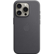 Чехол FineWoven Case with MagSafe Original для iPhone 15 Pro Max (OEM) Black