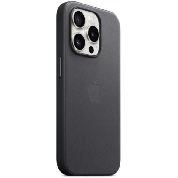 Чохол FineWoven Case with MagSafe Original для iPhone 15 Pro Max (OEM) Black
