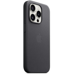 Чохол FineWoven Case with MagSafe Original для iPhone 15 Pro Max (OEM) Black