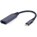 Адаптер Cablexpert HDMI - USB Type-C (F/M) 0.15 м Black (A-USB3C-HDMI-01)