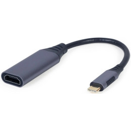 Адаптер Cablexpert HDMI - USB Type-C (F/M) 0.15 м Black (A-USB3C-HDMI-01) 2