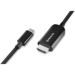 Кабель REAL-EL CHD-180 HDMI - USB Type-C (M/M) 1.8 м Black (EL123500044)