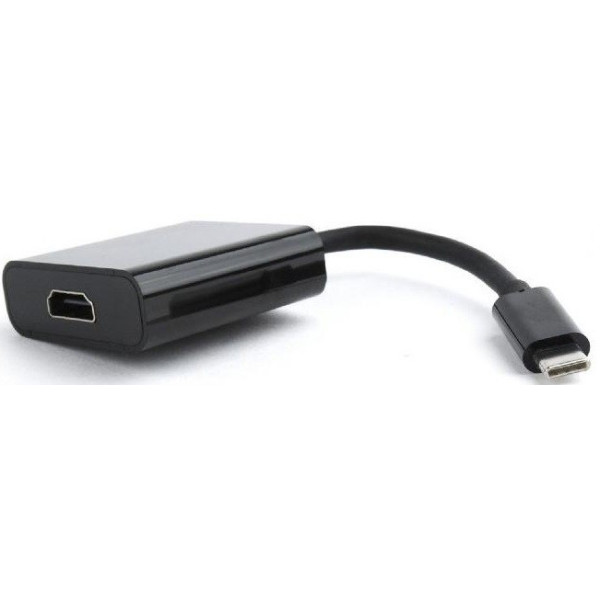 Адаптер Cablexpert USB Type C - HDMI (M/F) 0.15 м Black (A-CM-HDMIF-01)