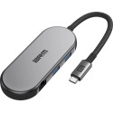 USB HUB ArmorStandart Type-C to HD4K+LAN+PD+2USB+TF/SDcard Gray (ARM69365)
