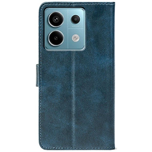 Чехол-книжка Crazy Horse Clasic для Xiaomi Redmi Note 13 Pro 5G/Poco X6 5G Dark Blue (Front)