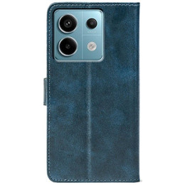 Чохол-книжка Crazy Horse Clasic для Xiaomi Redmi Note 13 Pro 5G/Poco X6 5G Dark Blue (Front)