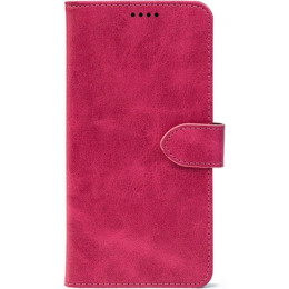 Чехол-книжка Crazy Horse Clasic для Xiaomi Redmi Note 13 Pro 5G/Poco X6 5G Magenta (Front)
