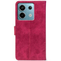 Чехол-книжка Crazy Horse Clasic для Xiaomi Redmi Note 13 Pro 5G/Poco X6 5G Magenta (Front)