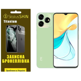 Полиуретановая пленка StatusSKIN Titanium для ZTE Blade V50 Design 4G Глянцевая