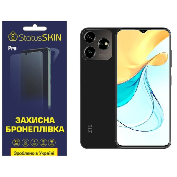 Полиуретановая пленка StatusSKIN Pro для ZTE Blade V50 Design 4G Глянцевая