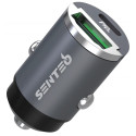 Автомобильное зарядное устройство SENTEO Q-01 Ferro USB + USB-C PD/QC 20W 3A Black