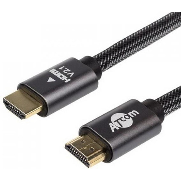Кабель Atcom Premium HDMI-HDMI V 2.1 (M/M) 4К 5 м Black (AT23785)