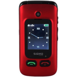 Телефон Sigma Comfort 50 Shell Type-C Dual Sim Red/Black