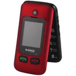 Телефон Sigma Comfort 50 Shell Type-C Dual Sim Red/Black