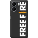 Чохол BoxFace для Xiaomi Redmi 13C/Poco C65 Free Fire White Logo