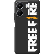 Чехол BoxFace для Xiaomi Redmi 13C/Poco C65 Free Fire White Logo