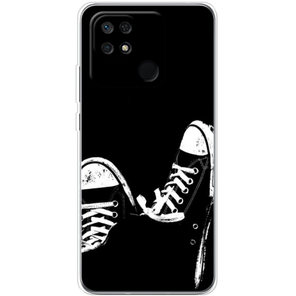 Чехол BoxFace для Xiaomi Redmi 10C/Poco C40 Black Sneakers