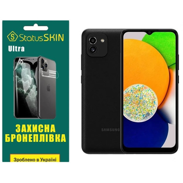Полиуретановая пленка StatusSKIN Ultra для Samsung A03 A035 Глянцевая
