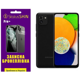 Полиуретановая пленка StatusSKIN Pro+ для Samsung A03 A035 Глянцевая