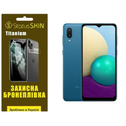 Поліуретанова плівка StatusSKIN Titanium для Samsung A02 A022 Глянцева