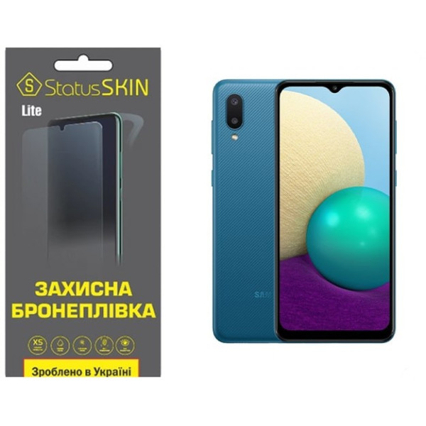Полиуретановая пленка StatusSKIN Lite для Samsung A02 A022 Матовая