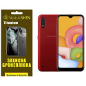 Полиуретановая пленка StatusSKIN Titanium для Samsung A01 A015 Глянцевая