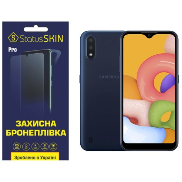 Поліуретанова плівка StatusSKIN Pro для Samsung A01 A015 Глянцева