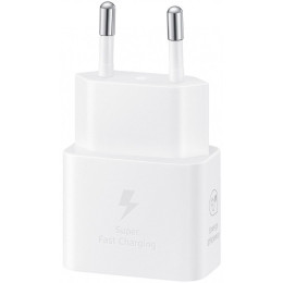 Сетевое зарядное устройство Samsung 25W Travel Adapter + cable Type-C White (EP-T2510XWEGEU)