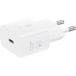 Мережевий зарядний пристрій Samsung 25W Travel Adapter + cable Type-C White (EP-T2510XWEGEU)