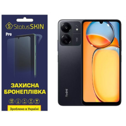 Полиуретановая пленка StatusSKIN Pro на экран Xiaomi Redmi 13C/Poco C65 Матовая
