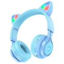 Bluetooth-гарнітура Hoco W39 Cat Ear Kids BT Blue