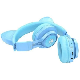 Bluetooth-гарнітура Hoco W39 Cat Ear Kids BT Blue 2