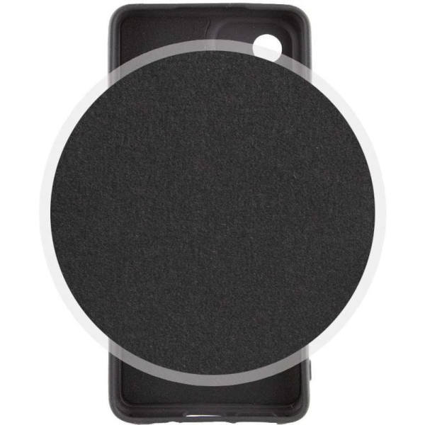 Silicone Case Full Camera для Xiaomi Redmi 12C/11A/Poco C55 Black