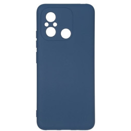 Silicone Case Full Camera для Xiaomi Redmi 12C/11A/Poco C55 Dark Blue