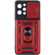 Чехол Camshield Serge Ring для Xiaomi Redmi 12/Poco M6 Pro 5G Красный