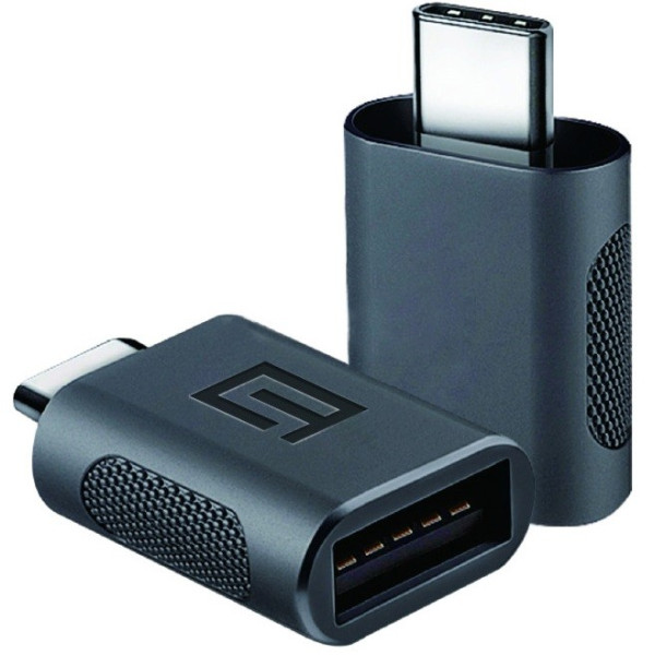 Адаптер ArmorStandart OTG Type-C to USB-A Space Grey (ARM69356)