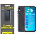 Полиуретановая пленка StatusSKIN Lite на экран ZTE Blade A53 Матовая