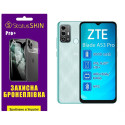 Полиуретановая пленка StatusSKIN Pro+ на экран ZTE Blade A53 Pro Глянцевая