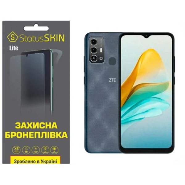 Поліуретанова плівка StatusSKIN Lite на екран ZTE Blade A53 Pro Матова