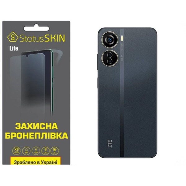 Полиуретановая пленка StatusSKIN Lite на корпус ZTE Blade V40 Design Матовая
