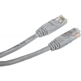 Патч-корд Cablexpert UTP литий 50u штекер із засувкою 30м Сірий (PP12-30M)