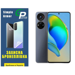Полиуретановая пленка GP Simple Armor на экран ZTE Blade V40S Глянцевая