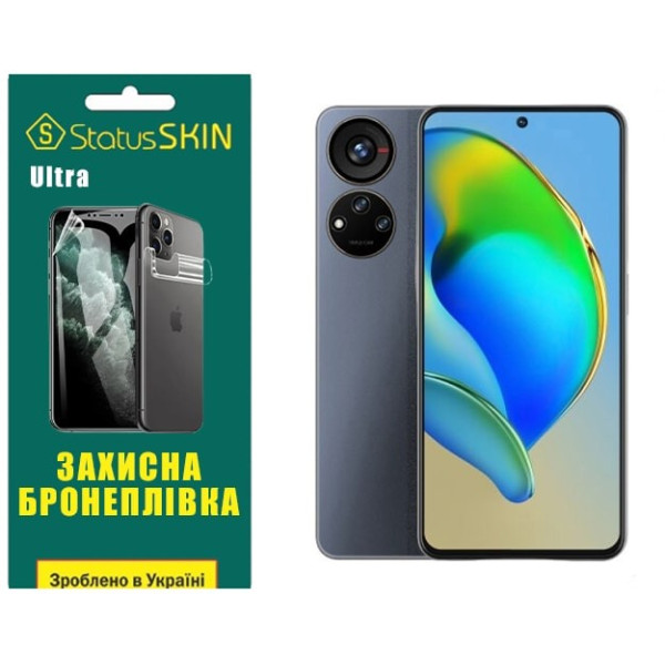 Полиуретановая пленка StatusSKIN Ultra на экран ZTE Blade V40S Глянцевая
