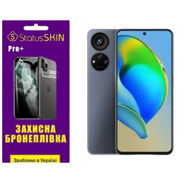 Полиуретановая пленка StatusSKIN Pro+ на экран ZTE Blade V40S Глянцевая