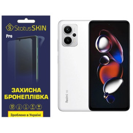 Полиуретановая пленка StatusSKIN Pro на экран Xiaomi Redmi Note 12T Pro Глянцевая
